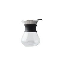 pour over cafetière en verre noir 400ml 