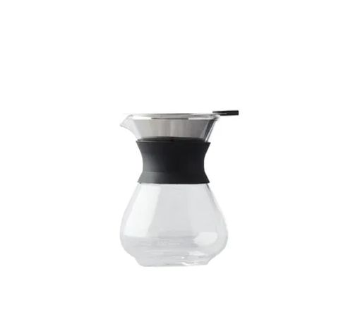 pour over koffiezetapparaat uit glas zwart 400ml  Point-Virgule