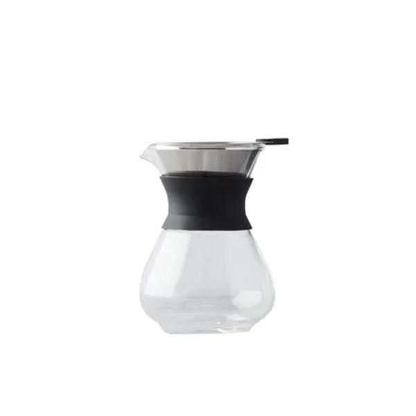 Point-Virgule pour over koffiezetapparaat uit glas zwart 400ml