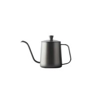 théière et cafetière en acier inoxydable noir 350ml 