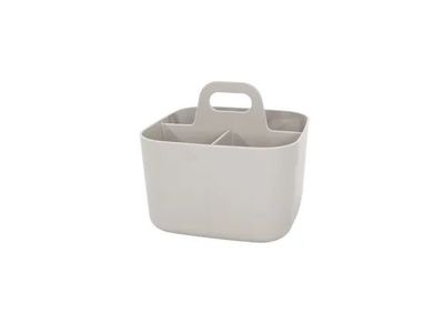 universele organizer uit 100% gerecycleerd plastiek 15x15x14cm beige