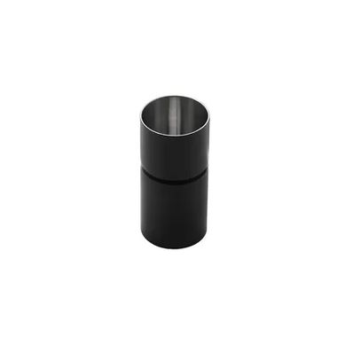 verre mesureur en inox noir 30/50 ml 