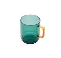 mok uit borosilicaat groen/amber  250ml (per 6st.) 