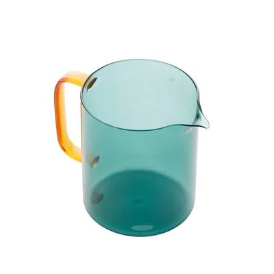 karaf uit borosilicaat groen/amber  730ml (per 6st.)  Point-Virgule