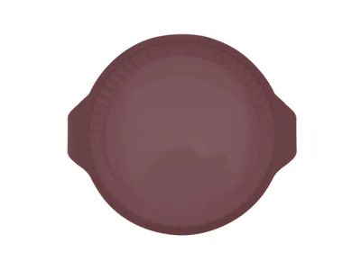 moule à quiche cannelé en silicone platine Vintage Maroon ø 24cm