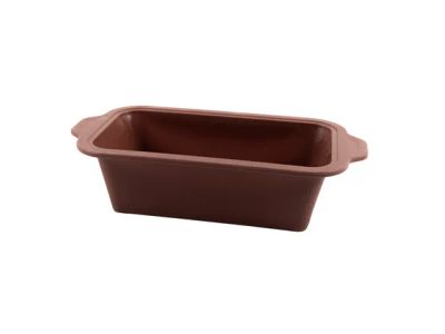 rechthoekige cakevorm uit platinum silicone 22x12x7cm Vintage Maroon