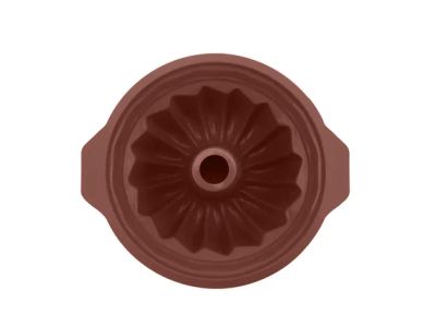 tulbandvorm uit platinum silicone ø 24cm Vintage Maroon 