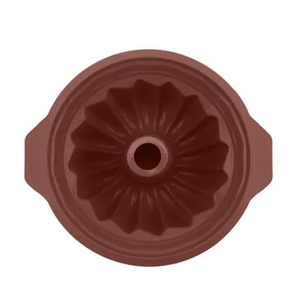 tulbandvorm uit platinum silicone ø 24cm Vintage Maroon 