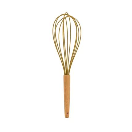 silicone klopper met bamboe handvat 30cm Cumin