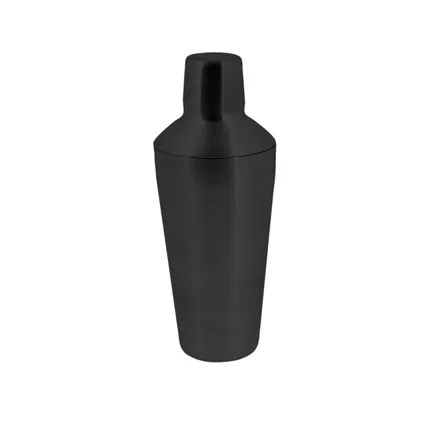 cobbler shaker uit rvs 700ml zwart