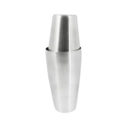 Boston shaker uit geborsteld rvs 700ml