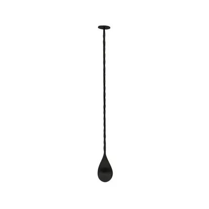 barlepel uit rvs zwart 32cm 