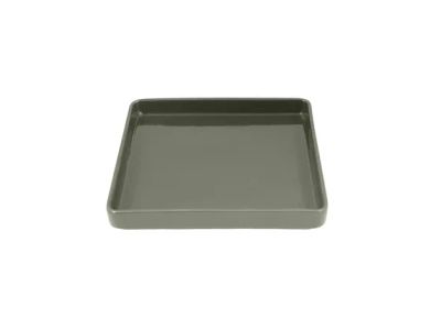 Sharing assiette carrée en grès Iceberg Green 19x19x2cm (par 4pcs.)