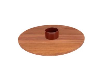 Sharing set met magnetische tapasplank/lazy Susan bowl ø40cm FSC 100% 