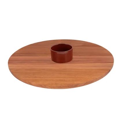 Sharing set met magnetische tapasplank/lazy Susan bowl ø40cm FSC 100% 