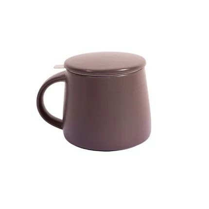 theemok uit steengoed met infuser uit rvs 300ml Midnight Mocha