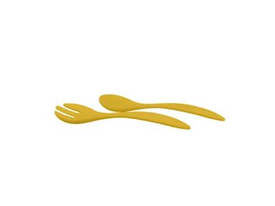 2-delig slabestek uit rPET 30cm Mimosa Yellow 