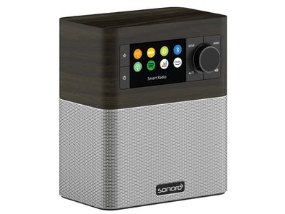 STREAM X Smart Radio Bog oak decor Silver