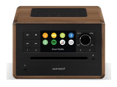 ELITE X Smart Radio Walnut Anthracite