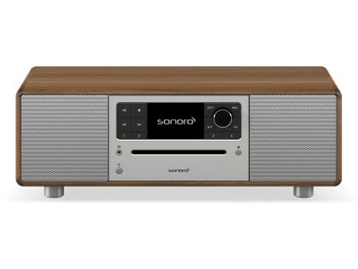 PRESTIGE  -  Smart all-in-one music system Walnut - Silver