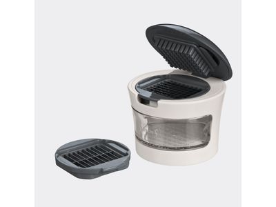 3-en-1 trancheuse avec réservoir et 2 grilles couteau