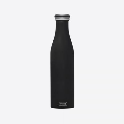 Dubbelwandige isoleerfles uit rvs mat zwart 750ml 