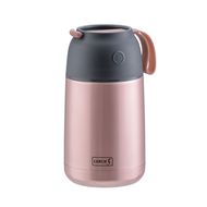 Iso-Pot dubbelwandige voedselthermos uit rvs roze 680ml 