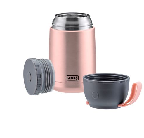 Iso-Pot boite à repas double paroi isotherme en inox rose 680ml  Lurch