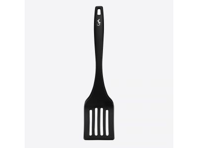 Smart Tool spatule à trou en silicone noir 32.5cm