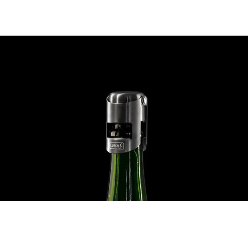 bouchon champagne en inox et silicone smokey grey  Lurch