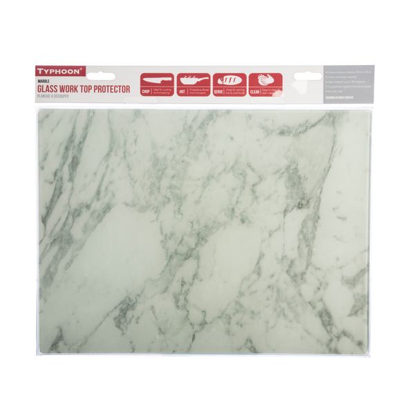 WSPS glazen werkbladbeschermer Marble 40x30cm 