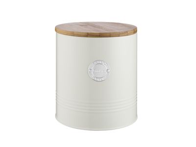 Living koektrommel gebroken wit  ø 16cm H 18cm