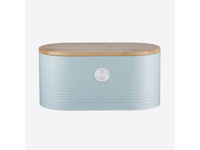 Living broodtrommel lichtblauw 33.5x16x18cm