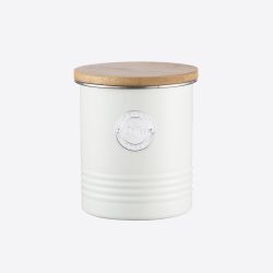 Typhoon Living boîte de conservation pour café blanc cassé ø 12cm H 14cm 