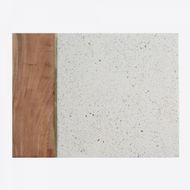 Elements serveerplank uit acaciahout en terrazzo 30x39.5x1cm 