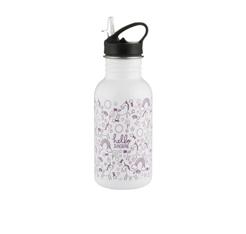 Pure bouteille en inox qui change de couleur Hello blanc/rose 550ml  Typhoon