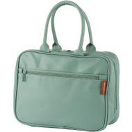 Pure sac à lunch en cuir vegan bleu 28x9x20cm 