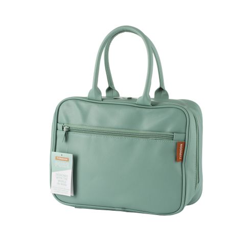 Pure sac à lunch en cuir vegan bleu 28x9x20cm  Typhoon