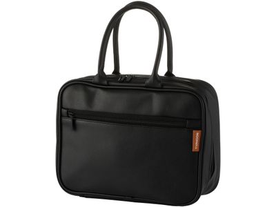 Pure lunchtas uit vegan leer zwart 28x9x20cm