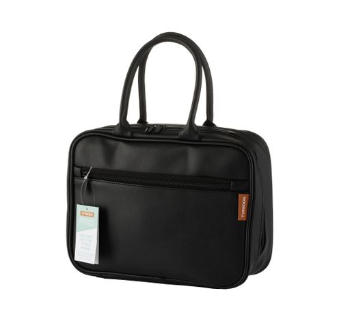 Pure sac à lunch en cuir vegan noir 28x9x20cm  Typhoon