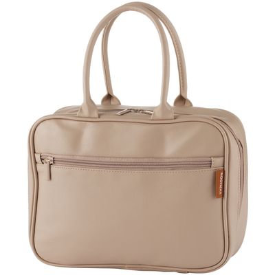 Pure sac à lunch en cuir vegan rose 28x9x20cm 