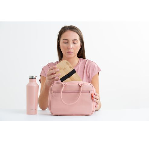 Pure sac à lunch en cuir vegan rose 28x9x20cm  Typhoon