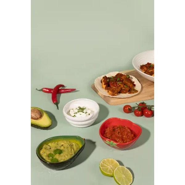 World Foods set van 3 fajita dip kommetjes 