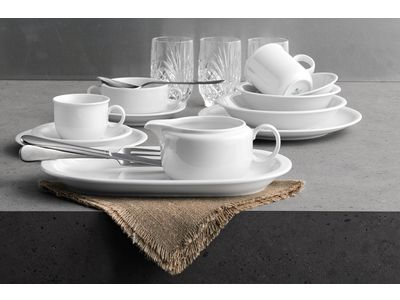 Compact Weiss Koffieservies 6Pers