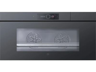 CombiSteamer V6000 45L Grand Autodoor, zwart spiegelglas