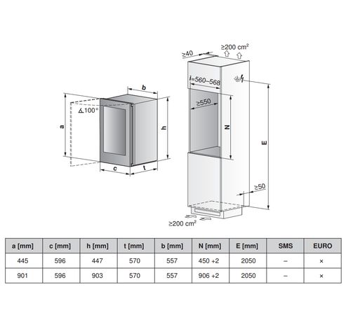 Winecooler V4000 90  V-ZUG