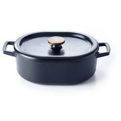 Beka Nori Casserole avec couvercle Ovale 31cm Noir 