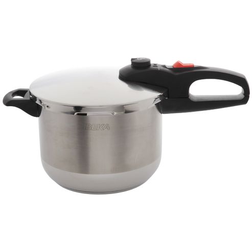 SNELKOOKPAN MET MANDJE 6L 22CM INOX 18-8  Beka