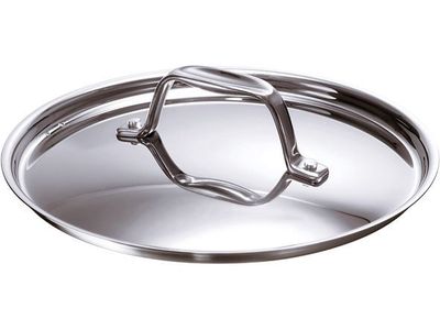Chef couvercle en acier inoxydable 18cm