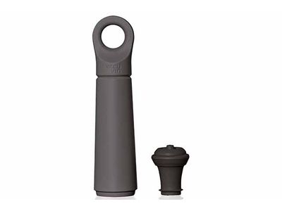 Wine Saver Loop Graphite Met 1 Vacuum Flessenstop